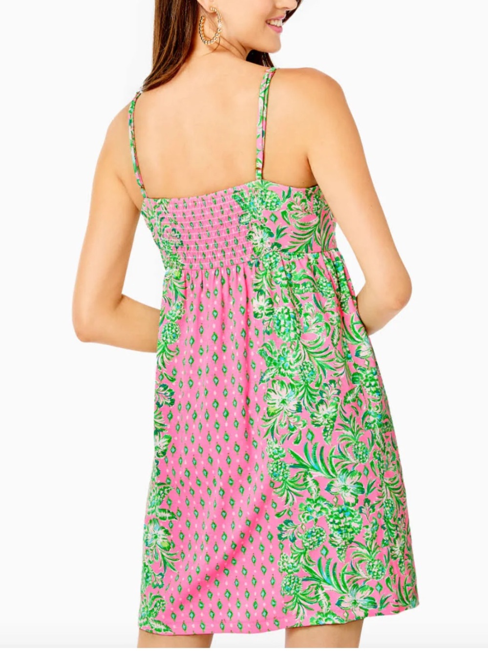 Lilly Pulitzer Libra Mini Dress Pink Green Tropical Print Sundress
54411 - Picture 3 of 12